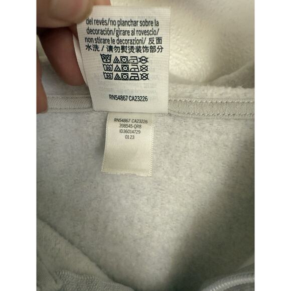 Victoria’s Secret PINK Y2K Light, Gray Zip Up Hoodie Women’s Size Medium - Picture 4 of 5